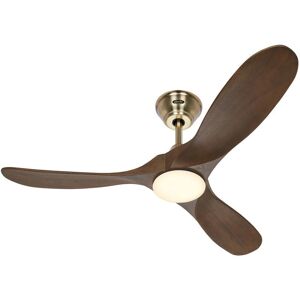CasaFan Eco Genuino 122 Ceiling Fan Brass Walnut - Ceiling Fan CasaFan Eco Genuino 122 Ceiling Fan Brass Walnut - Ceiling Fan
