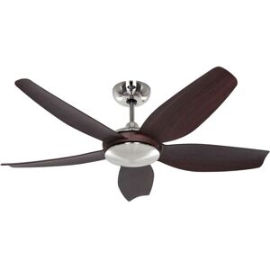 CasaFan Eco Volare II 116 BN-NB Brushed Chrome Ceiling Fan - Ceiling Fan CasaFan Eco Volare II 116 BN-NB Brushed Chrome Ceiling Fan - Ceiling Fan