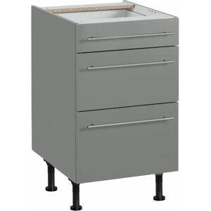 OPTIFIT Bern Unterschrank - Grau, 50cm breit, 87cm hoch OPTIFIT Bern Unterschrank - Grau, 50cm breit, 87cm hoch