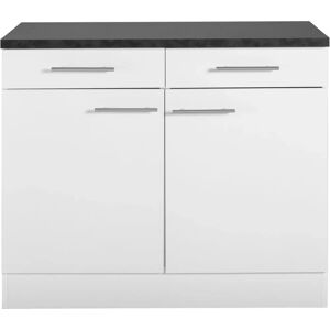 OPTIFIT Mini Küchenunterschrank - 2 Türen, 2 Schubladen, Weiß OPTIFIT Mini Küchenunterschrank - 2 Türen, 2 Schubladen, Weiß