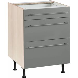 OPTIFIT Bern Unterschrank - 60cm, Grau, mit Schublade & 2 Türen OPTIFIT Bern Unterschrank - 60cm, Grau, mit Schublade & 2 Türen