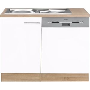 OPTIFIT Kalmar Küchenschrank - Weiß - 110cm x 85cm x 60cm - Küchenschrank OPTIFIT Kalmar Küchenschrank - Weiß - 110cm x 85cm x 60cm - Küchenschrank