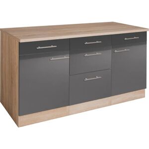 Optifit Tula Küchenunterschrank - 150cm, 2 Stück, Anthrazit Optifit Tula Küchenunterschrank - 150cm, 2 Stück, Anthrazit