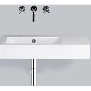 Alape WT.PR800.L - Wandwaschbecken Rechteckig Weiß Alape WT.PR800.L - Wandwaschbecken Rechteckig Weiß