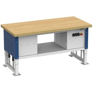 Kaiserkraft Mesa de Trabajo para Cargas Pesadas, Eléctrica - 1685mm Kaiserkraft Mesa de Trabajo para Cargas Pesadas, Eléctrica - 1685mm