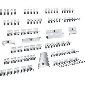 Ensemble d'organisation d'outils Bott - Accessoires pour panneau perforé 80 pièces - Publicité Ensemble d'organisation d'outils Bott - Accessoires pour panneau perforé 80 pièces - Publicité