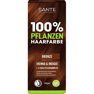 Sante Bronze Pflanzenhaarfarbe - Pulver für dunkles Haar Sante Bronze Pflanzenhaarfarbe - Pulver für dunkles Haar