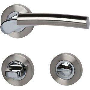 ALPERTEC Solid 7-R Set Badkamer Slot in Satijn RVS - Beveiliging voor Baddeuren ALPERTEC Solid 7-R Set Badkamer Slot in Satijn RVS - Beveiliging voor Baddeuren