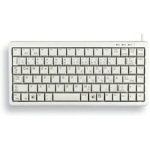 Clavier compact Cherry G84-4100 - USB AZERTY Français Gris Clavier compact Cherry G84-4100 - USB AZERTY Français Gris