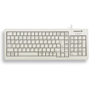 Kompaktowa klawiatura Cherry G84-5200 - Biuro USB & PS/2 - Szara Kompaktowa klawiatura Cherry G84-5200 - Biuro USB & PS/2 - Szara