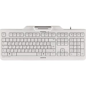 Teclado Cherry JK-A0100ES-0 Gris Español con Lector - Teclado Teclado Cherry JK-A0100ES-0 Gris Español con Lector - Teclado