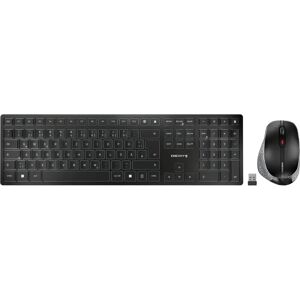 Cherry DW 9500 SLIM - Teclado y ratón inalámbricos - Alemán - Negro, Gris Cherry DW 9500 SLIM - Teclado y ratón inalámbricos - Alemán - Negro, Gris