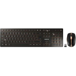 Cherry DW 9100 SLIM Tastatur & Maus - Kabellos & Bluetooth - Schwarz - Deutsch QWERTZ Cherry DW 9100 SLIM Tastatur & Maus - Kabellos & Bluetooth - Schwarz - Deutsch QWERTZ