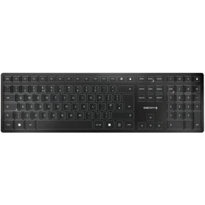 Cherry KW 9100 Slim - Kabellose Bluetooth Tastatur UK - Schwarz Cherry KW 9100 Slim - Kabellose Bluetooth Tastatur UK - Schwarz