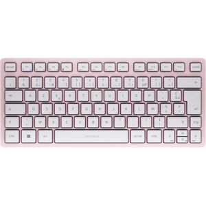 Cherry KW 7100 Mini BT - Teclado inalámbrico - Azerty francés - Rosa Cherry KW 7100 Mini BT - Teclado inalámbrico - Azerty francés - Rosa