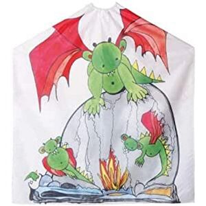 Efalock Professional Fire Dragon Kinderkapmantel - Waterdicht, Verstelbaar, 95x130cm Efalock Professional Fire Dragon Kinderkapmantel - Waterdicht, Verstelbaar, 95x130cm