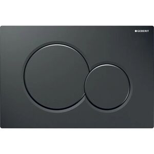 Geberit 115.770.DW.5 Piastra di scarico doppia nero Geberit 115.770.DW.5 Piastra di scarico doppia nero