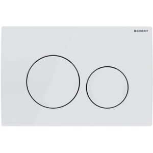 Geberit Delta20 Power-Button Biały Alpejski - Płyta spłukująca Geberit Delta20 Power-Button Biały Alpejski - Płyta spłukująca