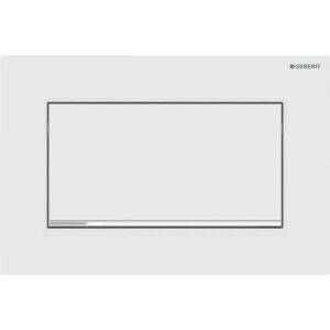 Plaque de Commande Geberit Sigma30 Blanc - Système de chasse d'eau - Publicité Plaque de Commande Geberit Sigma30 Blanc - Système de chasse d'eau - Publicité