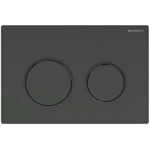 Geberit Omega20 Betjeningsplade - 2-volumen - Sort / mat sort - Spuleplade Geberit Omega20 Betjeningsplade - 2-volumen - Sort / mat sort - Spuleplade