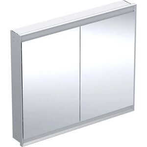 Keramag GmbH Geberit ONE Spiegelschrank mit ComfortLight - Aluminium eloxiert - 2 Türen - 105x90x15cm Keramag GmbH Geberit ONE Spiegelschrank mit ComfortLight - Aluminium eloxiert - 2 Türen - 105x90x15cm