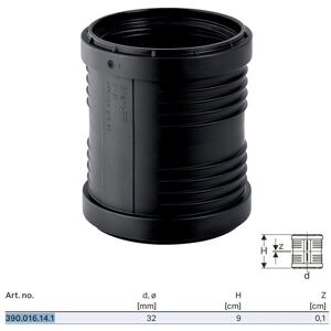 Geberit - Silent pp Manicotto gtmm doppio bicchiere ø32mm - Raccord - Publicité Geberit - Silent pp Manicotto gtmm doppio bicchiere ø32mm - Raccord - Publicité