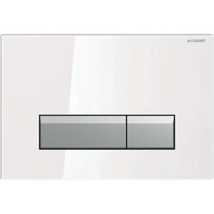 Geberit Sigma 40 Betätigungsplatte - Glas weiß, 2-Mengen-Spülung Geberit Sigma 40 Betätigungsplatte - Glas weiß, 2-Mengen-Spülung