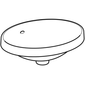 Keramag Model 500.709.00.2 Ovale Wastafel - Wastafel Keramag Model 500.709.00.2 Ovale Wastafel - Wastafel