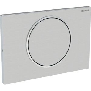 Geberit 115.787.SN.5 brushed and polished stainless steel flush plate - flush toilet replacement part Geberit 115.787.SN.5 brushed and polished stainless steel flush plate - flush toilet replacement part