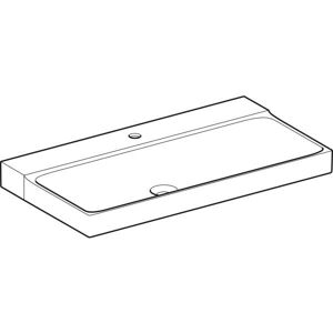 Keramag Xeno 2 Wasbak - 90x48cm Wit - Sanitair Keramag Xeno 2 Wasbak - 90x48cm Wit - Sanitair