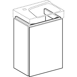 Geberit Wandmontiertes Waschbeckenunterschrank - Feuchtigkeitsbeständig - Hochglanz - 380x525x265mm Geberit Wandmontiertes Waschbeckenunterschrank - Feuchtigkeitsbeständig - Hochglanz - 380x525x265mm