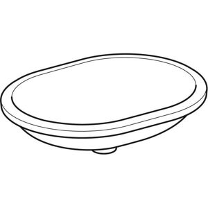 Lavabo de Pared VariForm Elíptico - 550x400mm Lavabo de Pared VariForm Elíptico - 550x400mm