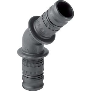 Geberit 624.245.00.5 Raccord de tuyau - Coude 45° PVDF - Publicité Geberit 624.245.00.5 Raccord de tuyau - Coude 45° PVDF - Publicité