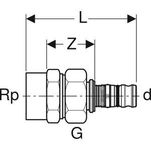 Raccord de tuyau d'eau Geberit 602.595.00.5 - Connecteur de tuyau - Publicité Raccord de tuyau d'eau Geberit 602.595.00.5 - Connecteur de tuyau - Publicité