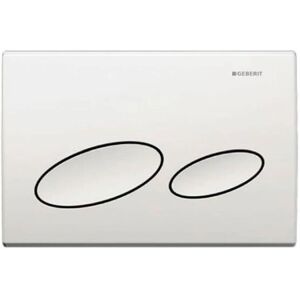 Plaque de commande Geberit Kappa20 para UP200 - Placa de descarga dupla Plaque de commande Geberit Kappa20 para UP200 - Placa de descarga dupla