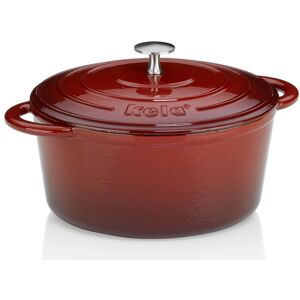 Kela 11941 Bräter - Gusseisen, 4L, Rot Kela 11941 Bräter - Gusseisen, 4L, Rot