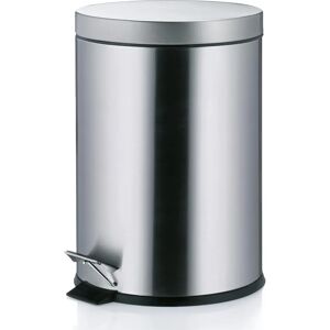 KELA Stainless Steel Cosmetic Waste Bin 3L - Silver KELA Stainless Steel Cosmetic Waste Bin 3L - Silver
