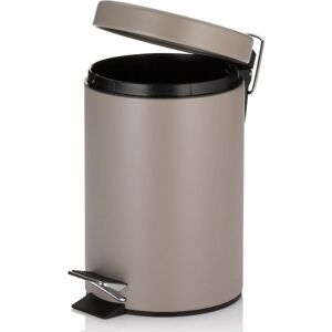 Kela 20526 Afvalbak - Rond Metaal Bruin Kela 20526 Afvalbak - Rond Metaal Bruin