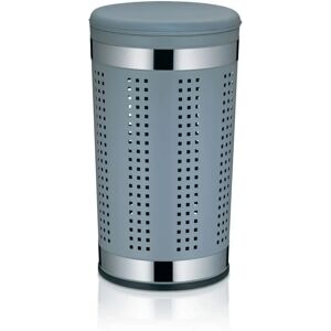 Cesto de roupa Sevilla - Metal Cinza - Cesto com Assento Cesto de roupa Sevilla - Metal Cinza - Cesto com Assento
