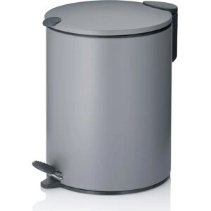 KELA 23700 Light Gray Metal Pedal Trash Bin - Trash Bin KELA 23700 Light Gray Metal Pedal Trash Bin - Trash Bin