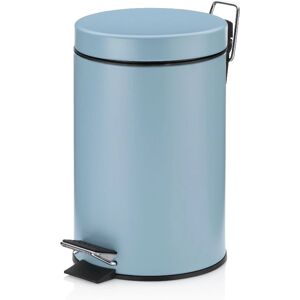 Kela 24290 Waste Container Round Metal Blue - Waste Container Kela 24290 Waste Container Round Metal Blue - Waste Container