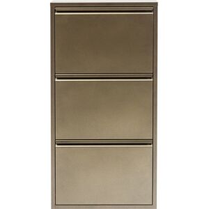 KARE Design Caruso 3 Armario Zapatero - Bronce, Diseño Moderno en Acero KARE Design Caruso 3 Armario Zapatero - Bronce, Diseño Moderno en Acero