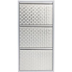 KARE Design Caruso 3 Silver Shoe Cabinet KARE Design Caruso 3 Silver Shoe Cabinet