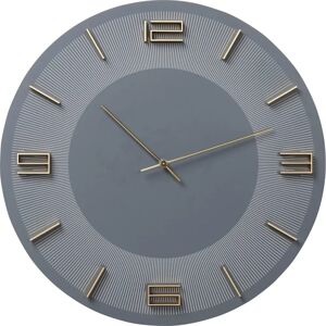 Kare Design Wall Clock - Grey/Gold - 49cm - Modern Retro Style Kare Design Wall Clock - Grey/Gold - 49cm - Modern Retro Style