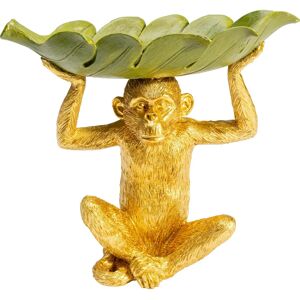 Kare Bananblatt Dekoschale - Handbemalt, Polyresin Kare Bananblatt Dekoschale - Handbemalt, Polyresin