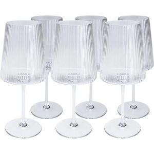 KARE Design Riffle Kieliszek do wina - Teksturowany 760ml KARE Design Riffle Kieliszek do wina - Teksturowany 760ml
