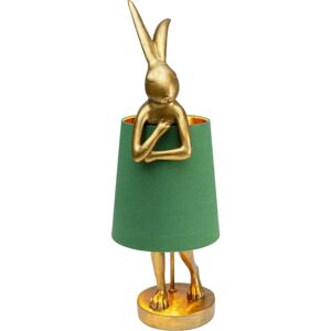 Lámpara de Mesa Animal Conejo de Kare Design - Verde y Dorado - 68cm Lámpara de Mesa Animal Conejo de Kare Design - Verde y Dorado - 68cm