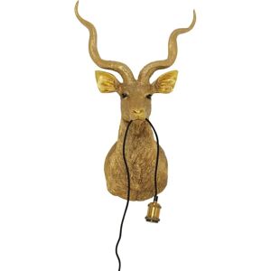 KARE Design Guld Geit Væglampe - 45x74x31cm KARE Design Guld Geit Væglampe - 45x74x31cm