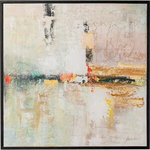 KARE DESIGN Dust Gold Wandbild - 120x120cm, Blau/Gold KARE DESIGN Dust Gold Wandbild - 120x120cm, Blau/Gold