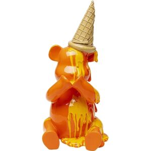 KARE+ - Sitting Gelato Bear - Orange - Dekorative Figur KARE+ - Sitting Gelato Bear - Orange - Dekorative Figur